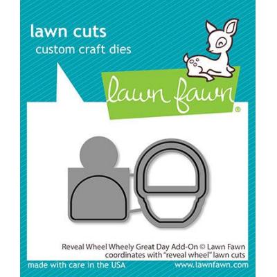 Lawn Fawn Lawn Cuts - Reveal Wheel Wheely Great Day Add-On